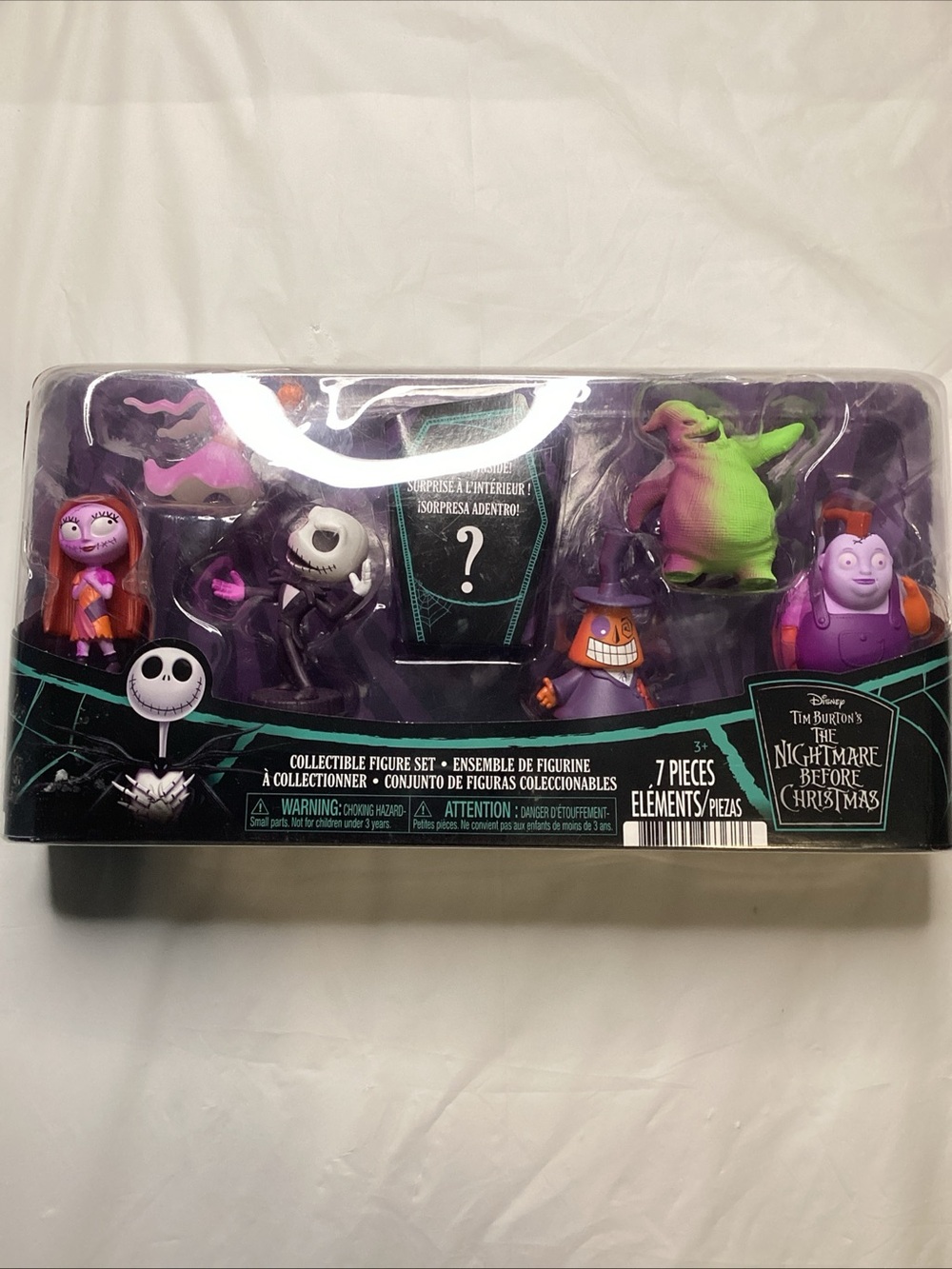 Disney Nightmare Before Christmas Collectible Figure Set - Purple & Green